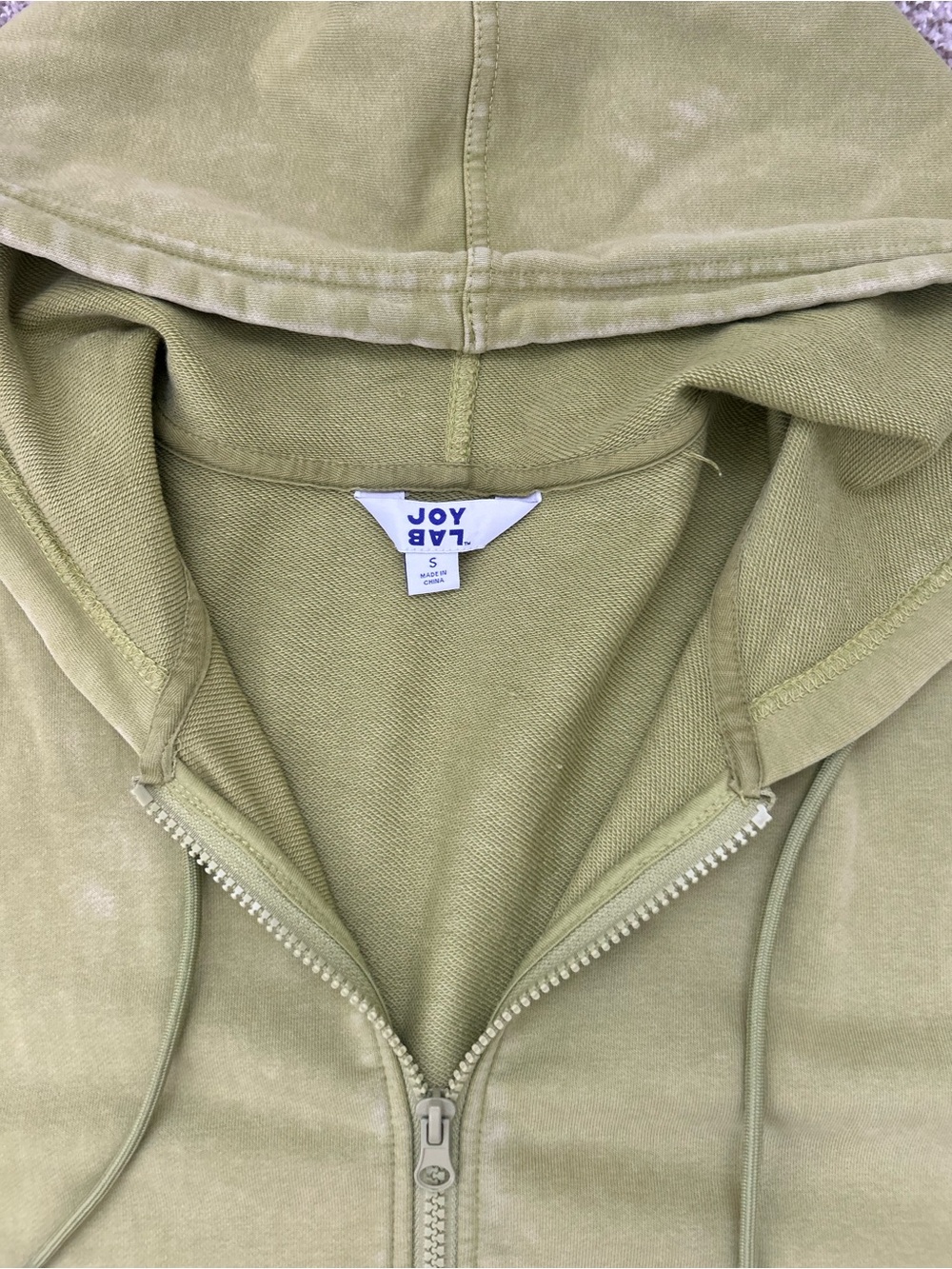 JOYLAB Green Zip Hoodie - Picture 2 of 6